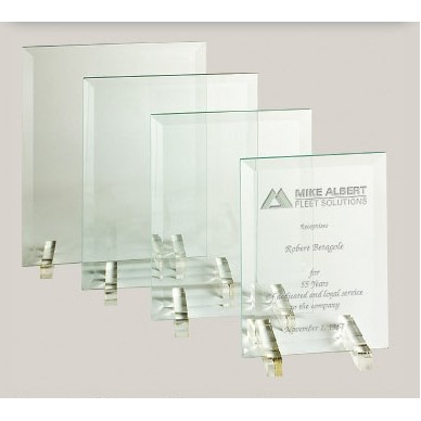 Classic Rectangle Glass Award (9" x 12")