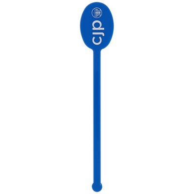 6" Oval Muddler Stirrer with 1 Color Imprint