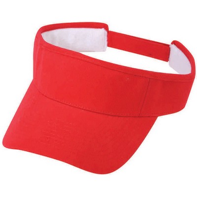 Pro Style Brushed Cotton Twill Visor