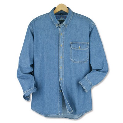 Stonewashed Denim Shirt