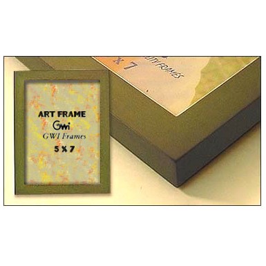 Green Square Corner Picture Frame (4"x6")