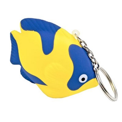 Tropical Fish Key Chain Stress Reliever Squeeze Toy