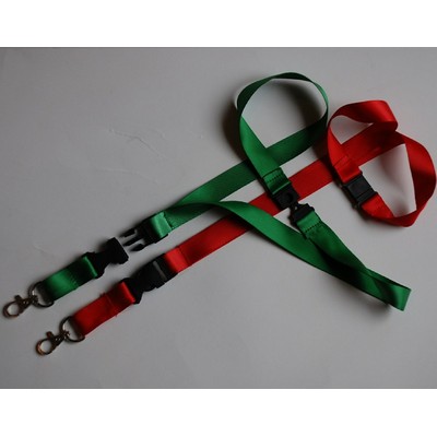 Breakaway Lanyard w/Metal Clip (20"x¾")