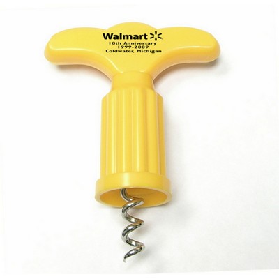 Plastic Wine Bottle Corkscrew/Opener (9 Week Production)