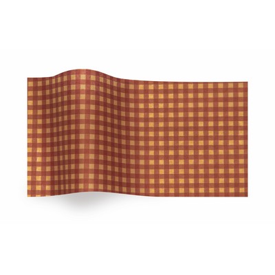 All Occasion Red Gingham Wrapping Tissue (20"x30")