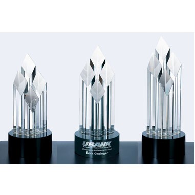 Large Executive Diamond Crystal Award