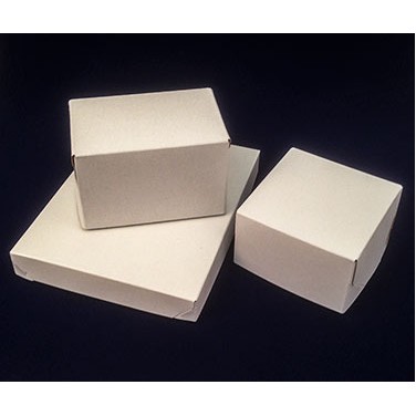 Ohio Valley White Gloss Lock Corner Box (9"x9"x9")