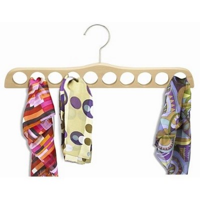 Natural Wooden Scarf Hanger