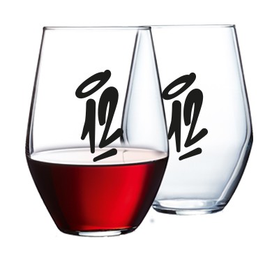 19 Oz. Concerto Stemless Goblet Wine Glass