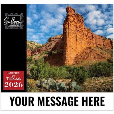 Galleria Wall Calendar 2026 Scenes of Texas