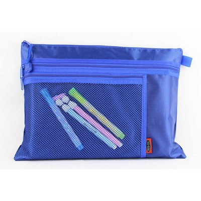 A4 Three Layers Document Folder File Bag Large Capacity