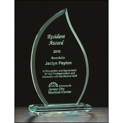 Flame Series Glass Award (3.625"x 6.5")