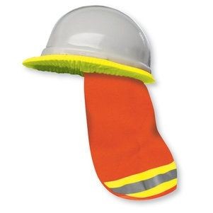 Mesh Rain Shade Orange Safety Hard Hat