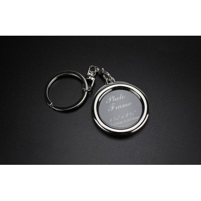 Circular Shaped Photo Frames Key Chain