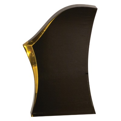 7" Black/Gold Luminary Acrylic Surge Award