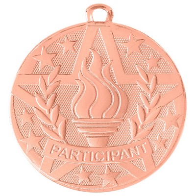 2" Bronze Superstar Participant Medal