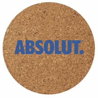 Cork Coaster, 3.5" Round