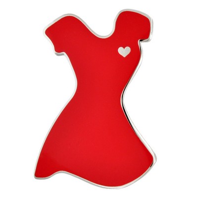 Red Dress Pin