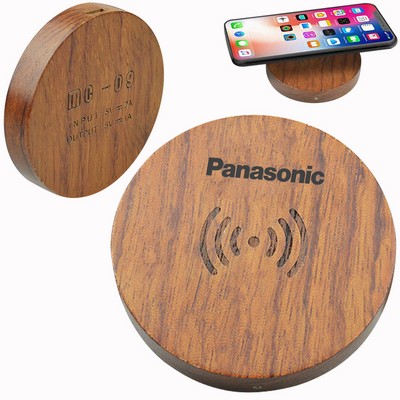 Wooden Wireless Cell Phone Charging Pad (Shorter Prod Time)