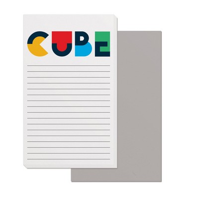 50 Page Note-Pads with 2 Custom Color Imprint (3"x5")