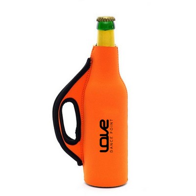 Neoprene Bottle Sleeve w/Handle