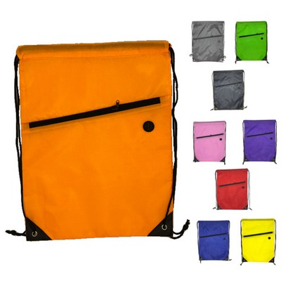 Sport Backpack with Front Zipper