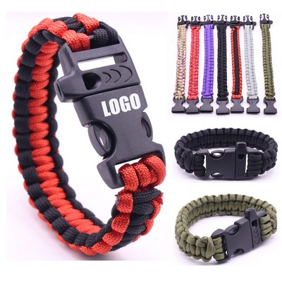 Outdoor Survival Paracord Bracelet