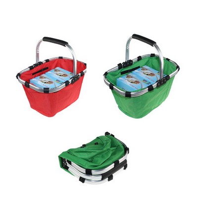 Folding Waterproof Shopping Basket