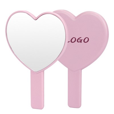 Heart-shaped Handle Mirror