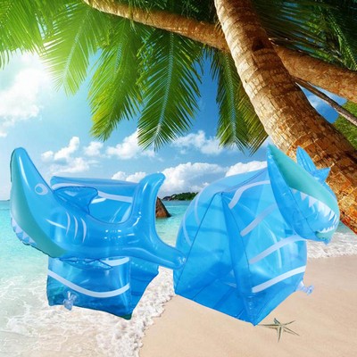 Shark Shape Swimming Arm Bands/Inflatable PVC Arm Floaties