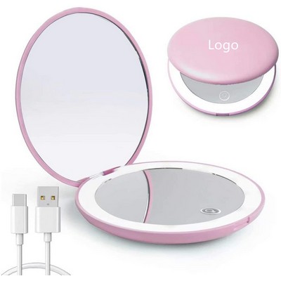 Small Makeup Mirror With Led Lights