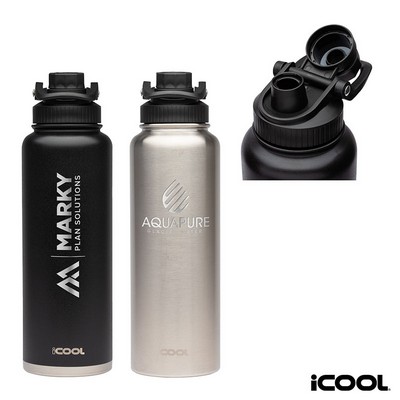 iCOOL Durango 40 oz. Double Wall, Stainless Steel Water Bottle