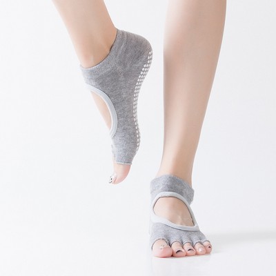 Half Toe Non Slip Yoga Socks