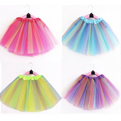 Kids Multi-Color Tutu Skirt