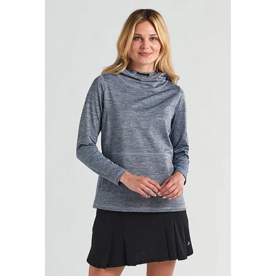 Bermuda Sands Ladies Carole Striated Pullover Hoodie