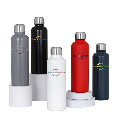 Insulated Camping Stainless Steel Bottle 17oz.