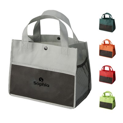 Non-woven Hidden Buckle Lunch Tote Bag