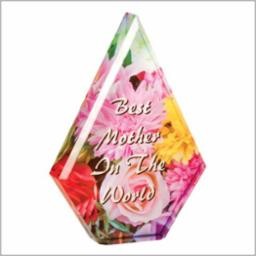 7" Acrylic Teardrop Paperweight Award