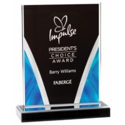 Small Blue Deco Award