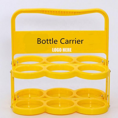 Foldable Beer Bottle Basket/Holder