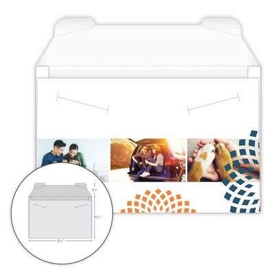 Legal Sized Tab Portfolio Mailer Envelope