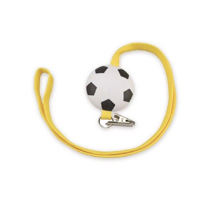 Soccer Stress Ball with Lanyard