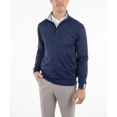 Bobby Jones Performance Scorecard 1/4 Zip Long Sleeve Pullover