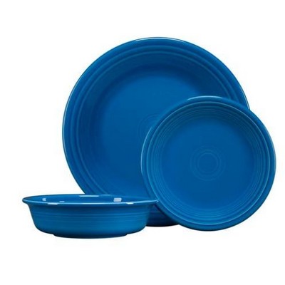 Fiesta 3 PC Lapis Classic Bowls & Plates Placesetting