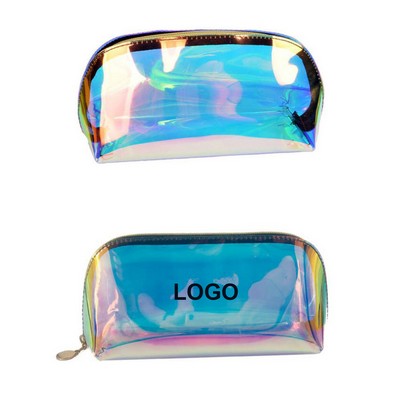 Laser-Printed PVC Cosmetic Bag