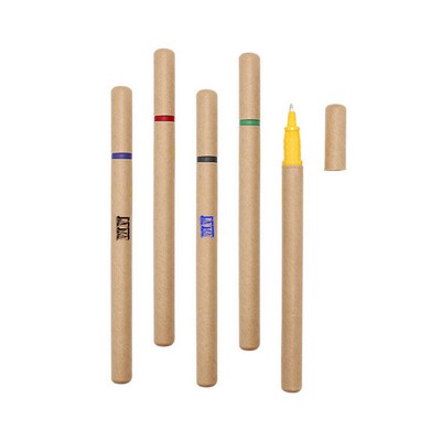 Eco Friendly Craft Paper Barrel Pens