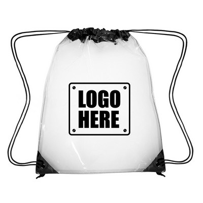 Clear Stadium Drawstring Backpack