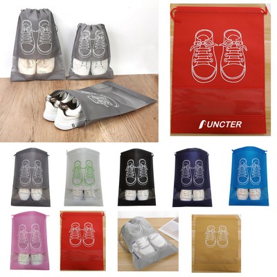 Non-Woven Drawstring Bag Travel Shoes Bag #S