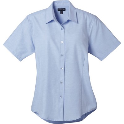 Women's LAMBERT Oxford Short Sleeve Button Up Shirt