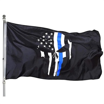 Custom 3 x 5 foot Sublimated Flag and pole set